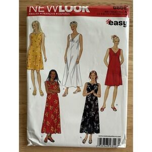 New Look‎ Easy Sewing Pattern 6866 Dress Size S-XL Uncut FF